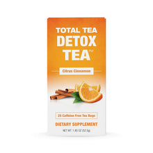 Laden Sie das Bild in den Galerie-Viewer, Total Tea Zero Coffein Tee - Ganz Natürlich - Schlankmachender Kräutertee zur sanften Reinigung - 25 Abnehmen Teebeutel