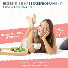 Laden Sie das Bild in den Galerie-Viewer, Skinny Tea - 28 Tage Kräuter Tee Kur ohne Zusätze - Grüntee, Oolong &amp; Pu Erh Tee mit Ingwer für Ihren Erfolg &amp; Aktivität - Geprüfte, Pflanzliche Zutaten - 28 Teebeutel - Skinny Tee - Von WeightWorld