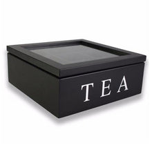 Laden Sie das Bild in den Galerie-Viewer, 9-Compartment Tea Box Green Tea Organizer Storage Case Tea Coffee Dried Flowers Protect Storage Boxes Tea Container
